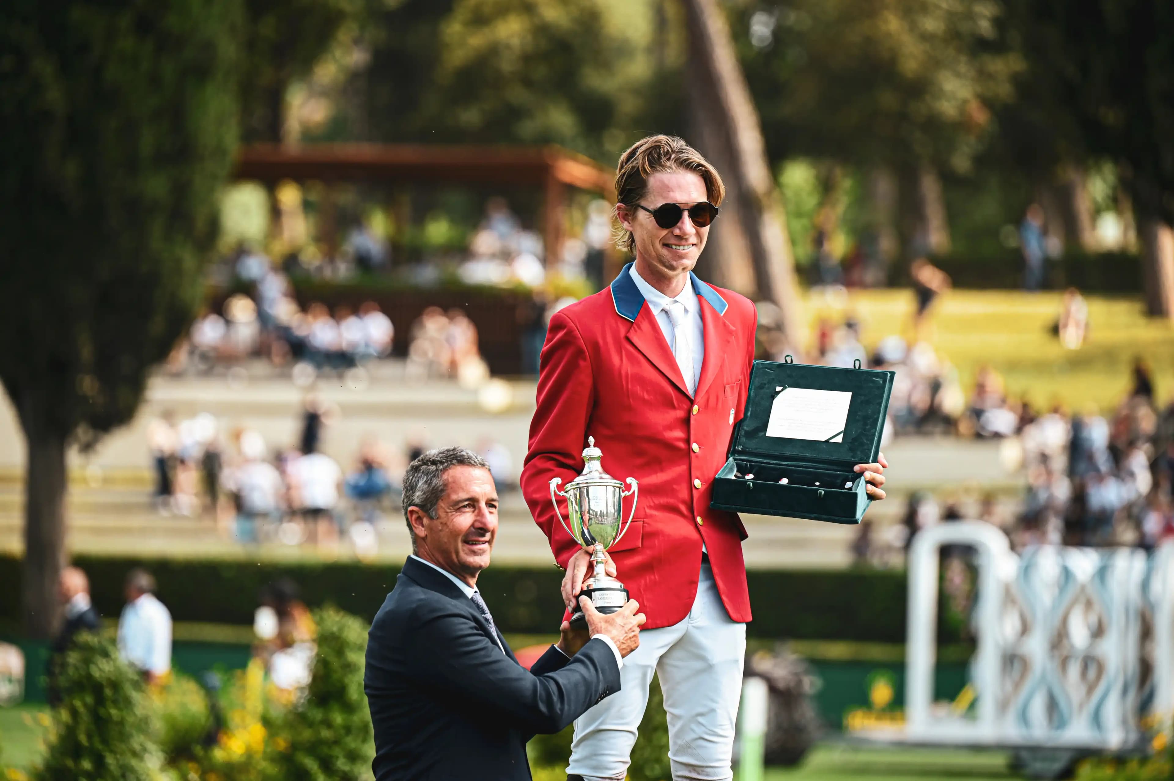Showjumping background